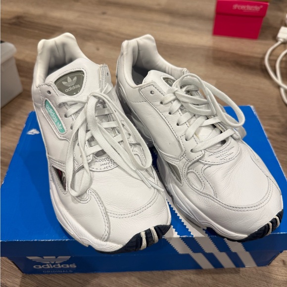 adidas | Shoes | Adidas White Sneakers Falcon W | Poshmark